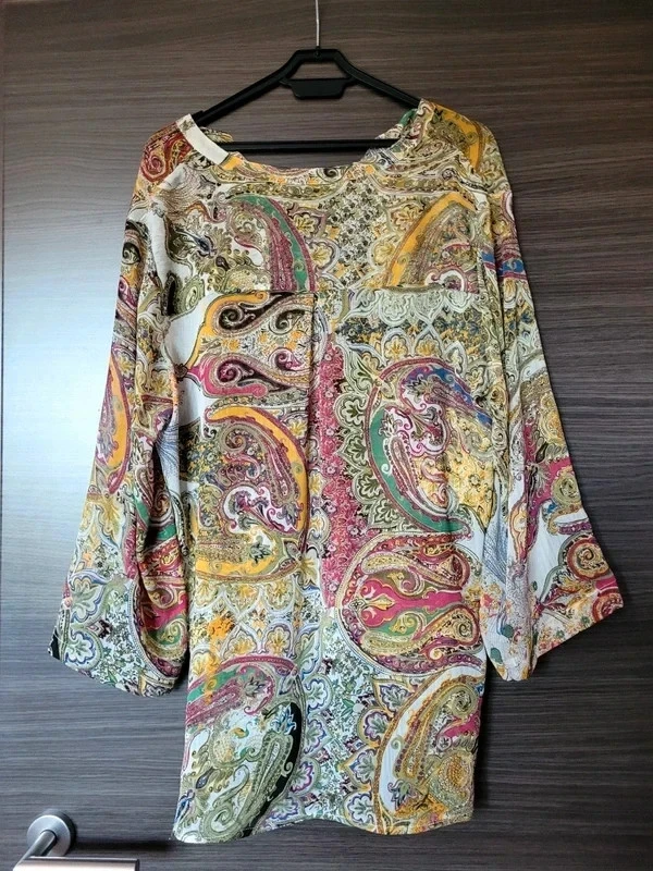 Blusa fluida TINTA estilo europeu 50 – photo 2